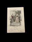 Antique Victorian Era German Ueberraschung Romantic Couple Postcard   