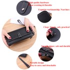 Women Leather Clutch Wallet Fashion Zip Long Purse Card Holder Phone Handbag Us