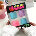 Nice Ice Baby 4 Pack Mini Cubes Squishy Fidget Stress Sensory Toy