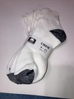 Vintage Unisex Low Cut Cotton White Socks Size 9-11 Usa Made best For Shoe 5-8