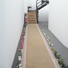 Natural Burlap 30 Ft Aisle Runner White Floral Lace Party Wedding Decorations