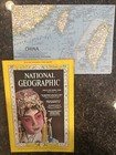 Vintage National Geographic Magazine  W map Of China  November 1964  Zenith Tv