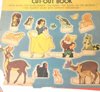 Walt Disney 1938 Snow White   The Seven Dwarfs Cut Out Book Rare Damaged