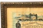 1890 Grand Army Republic Gar Civil War Post 312 Phila Pa Certificate 19 5x23 5