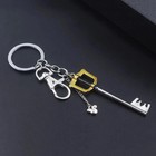 Kingdom Hearts Keychain   Charm   Gold Keyblade   Keyring   Swivel Snap Hook