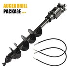 7 87in Auger Drill Fits 0 8-2 Ton Mini Excavator Small Digger Attachment New