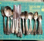 36 Piece Lot set Silverplated Flatware Daffodil 1950 Rogers international