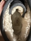 Ugg Mens Grey Sherpa-lined Chukka Boots Mens 9 Womens 10 5