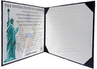 U s  Citizenship And Naturalization Certificate Holder  Gold American Eagle Logo