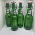 Grolsch Emerald Green Swing Top Beer Bottles 4 Pack 15 2oz  Empty Holland