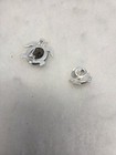 Vtg Nos Silver Tone Gray Resin Turtle Combo Pins