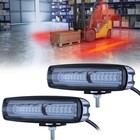 Led Forklift Light Red Zone Warning Lights 2 Pack  Warehouse Safety Line Lamp   