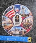 2026 Fifa World Cup Usa Soccer Ball Depicting Different Us Sites Decal   Sticker