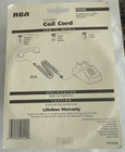 Black Landline Phone Long Handset Cord Curly Coil Glossy Telephone 25ft Nib