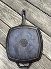 Lodge Griddle Large 10 5 Inch Square Cast Iron Grill Pan Skillet 8sgp Usa