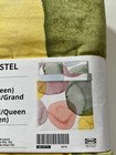 Ikea Olymptistel Full queen Duvet Cover With 2 Pillowcases Watercolors Pattern