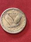 1929 Standing Liberty Quarter 25c Silver No Mint      Free Shipping Within Us