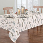 Holiday Tree Trimmings Tablecloth  Multicolor - 60  W X 84  L
