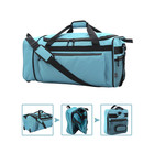 Protege 28-inch Large Collapsible Rolling Duffel Bag In Teal Color