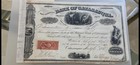 The National Bank Of Catasauqua Stock Certificate From 1857 In Good  Condition