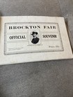 1911 Brockton Massachusetts Fair Program Book 115 Years Old  Rare 