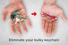 Keysmart Aluminum Red Key Holder