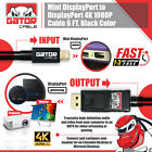 Mini Displayport To Displayport Cable Mini Dp To Dp Adapter Hd Video 4k 60hz 6ft