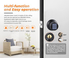 Keypad Door Knob Lock  Keyless Entry Door Knob With Anti-slip Handle  Auto Lock 