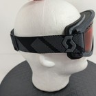 Scott Ski Snow Board Goggles Black  Strap  Tinted Lens Adult