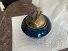 Antique Viking Cobalt Blue  Table Cigarette Lighter Mid Century 1950s