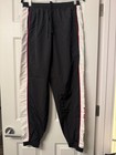 New Men s Adidas Originals Trefoil Linear Logo Woven Pants   Size M   is214