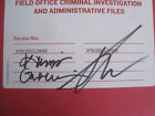 X-files Signed Promo Fbi File Press Sdcc 2016 Rare
