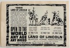 1968 Land Of Lincoln Quarter Horse Show Advertisement Illinois Arena Fair Dwp9c
