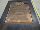 Vintage Bf Goodrich 1933 Recognition Plaque Automobilia