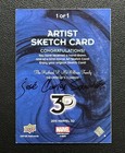2015 Upper Deck Marvel 3d Ap Sketch Card 1 1 Psylocke Jose Carlos Sanchez