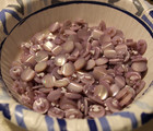 24 Vintage Lavender Mother Of Pearl Buttons -7 16 In