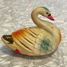 Vtg Japan Made Celluloid Swan Rattle Toy
