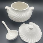 Vintage Mid-century Soup Tureen Minimal French Farmhouse Kitchen Table Ceramic