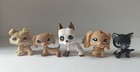 5pcs lot Littlest Pet Shop Lps Cat Dog  336 518 1716animals Figure