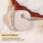 Baby Closet Dividers  8-piece Double-sided Size Organizers  Pastel   For Newborn
