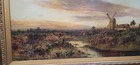 Antique 19th C  Landscape Oil Painting By Listed Artist Daniel Sherrin 