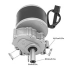 My1016z 24v 250w Brushed Dc Motor 75rpm For Beach Cart   Wheelchair