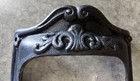Antique - Vintage Cast Iron  Door cover Collectable Repurpose Replacement