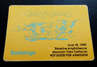 Grateful Dead Backstage Pass Shoreline Ca Mt View 6 18 89 6 18 1989 Rick Griffin
