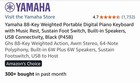 Yamaha P45b 88-key Weighted Velocity Digital Piano Black Usb Speakers Pedal