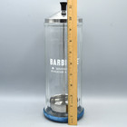 Barbicide Disinfectant Jar Vintage King Research Glass 11 5 Inch Barber Salon