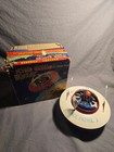 1950-60 Yoshiya Ko Japan Batt Powered Flying Saucer W space Pilot Orig Box Works
