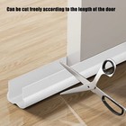 Under Door Bottom Seal Strip Stopper Adjustable Twin Door Draft Guard Soundproof