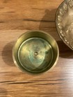 Brass Basket Pieces Bowl Candlestick Holder Antique Vintage Decor
