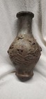 Finely Detailedc1880 Japanese Meiji Bronze Bird Scenic  Vase W Great Patina 10 